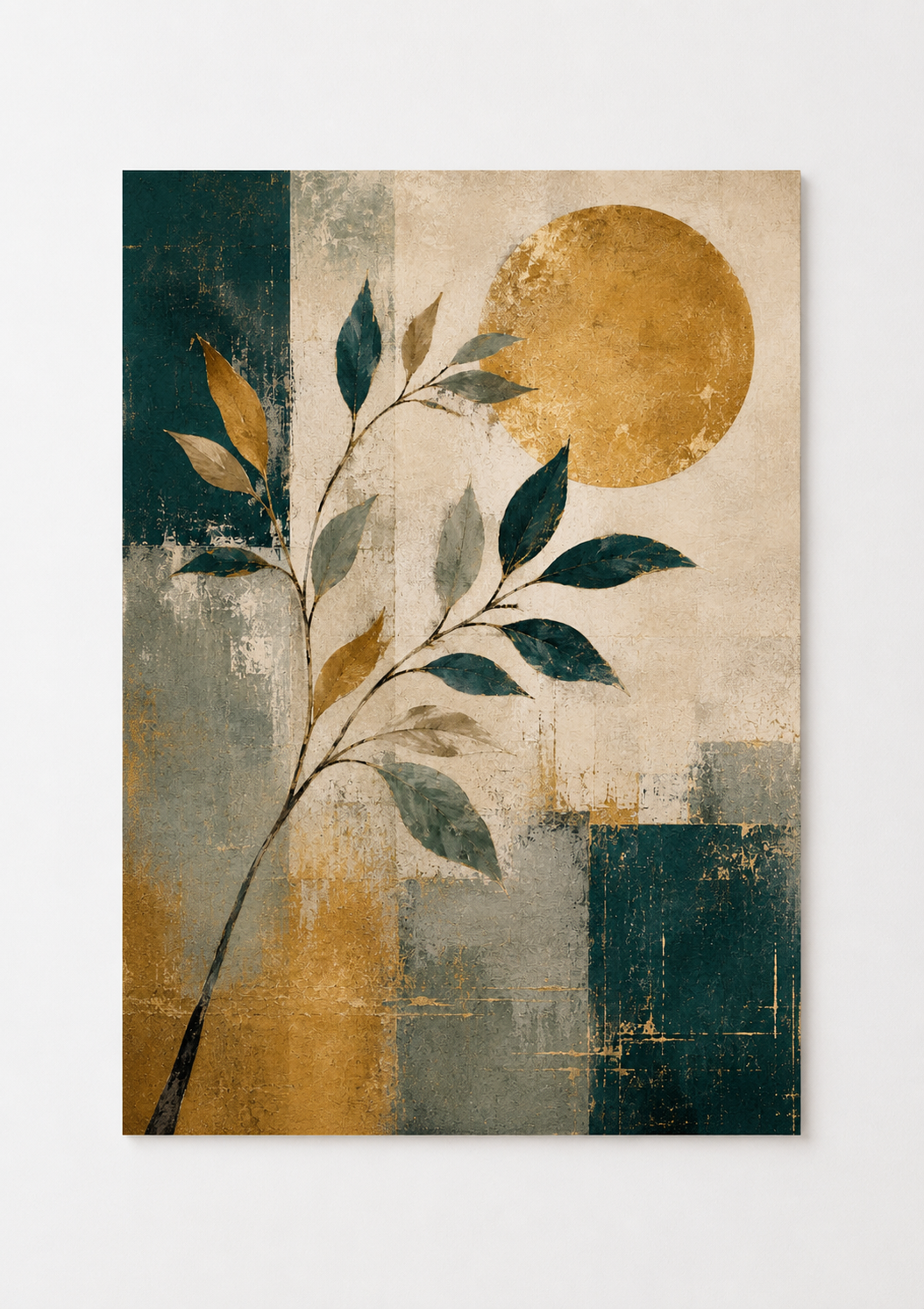 Golden Botanical Harmony