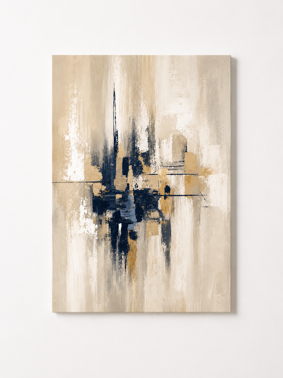 Neutral Abstract Landscape Print – Soft Modern Wall Art