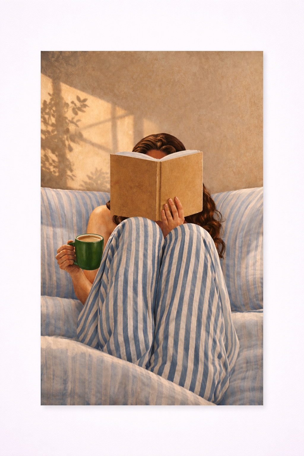 Cosy Reading Print – Relaxed Lifestyle Wall Art - Viney Rees Prints