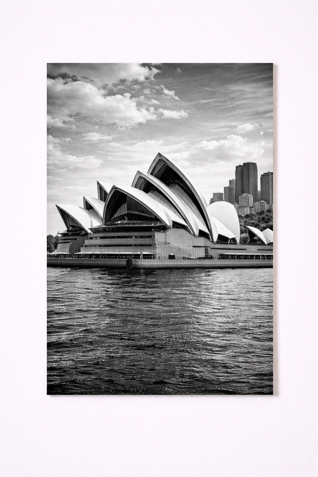 Sydney Opera House Wall Art Print – Black & White Australia Architecture Photography - Viney Rees Prints