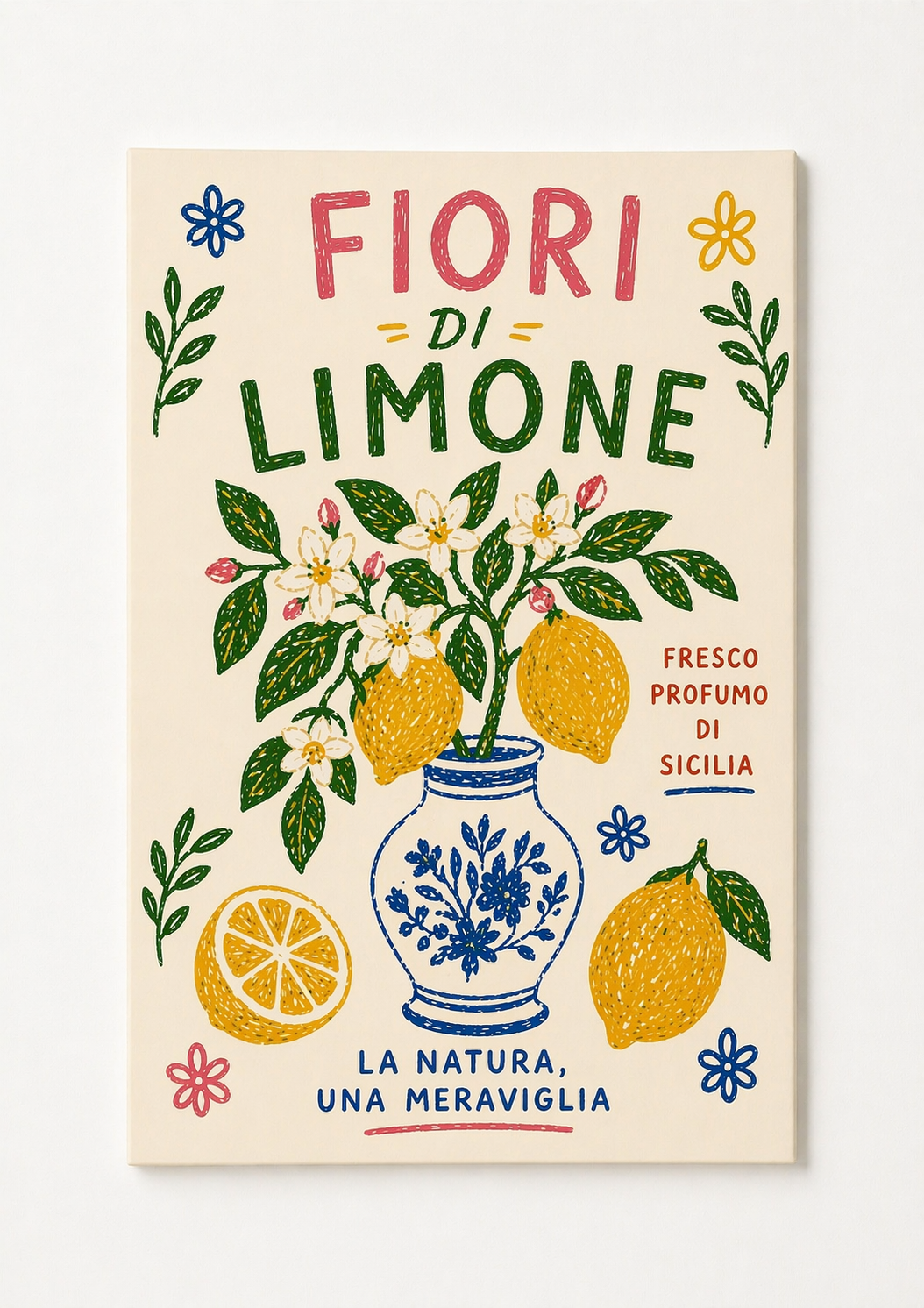 Fiori di Limone Print – Italian Lemon Blossom Wall Art - Viney Rees Prints