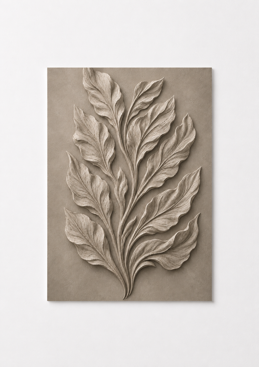 Neutral Botanical Relief